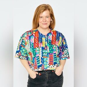 NWT Lilla Barn | Grown-Up Cropped Top in Blooming